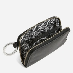 Vera Bradley Leather RFID Small Wallet Sycamore Black