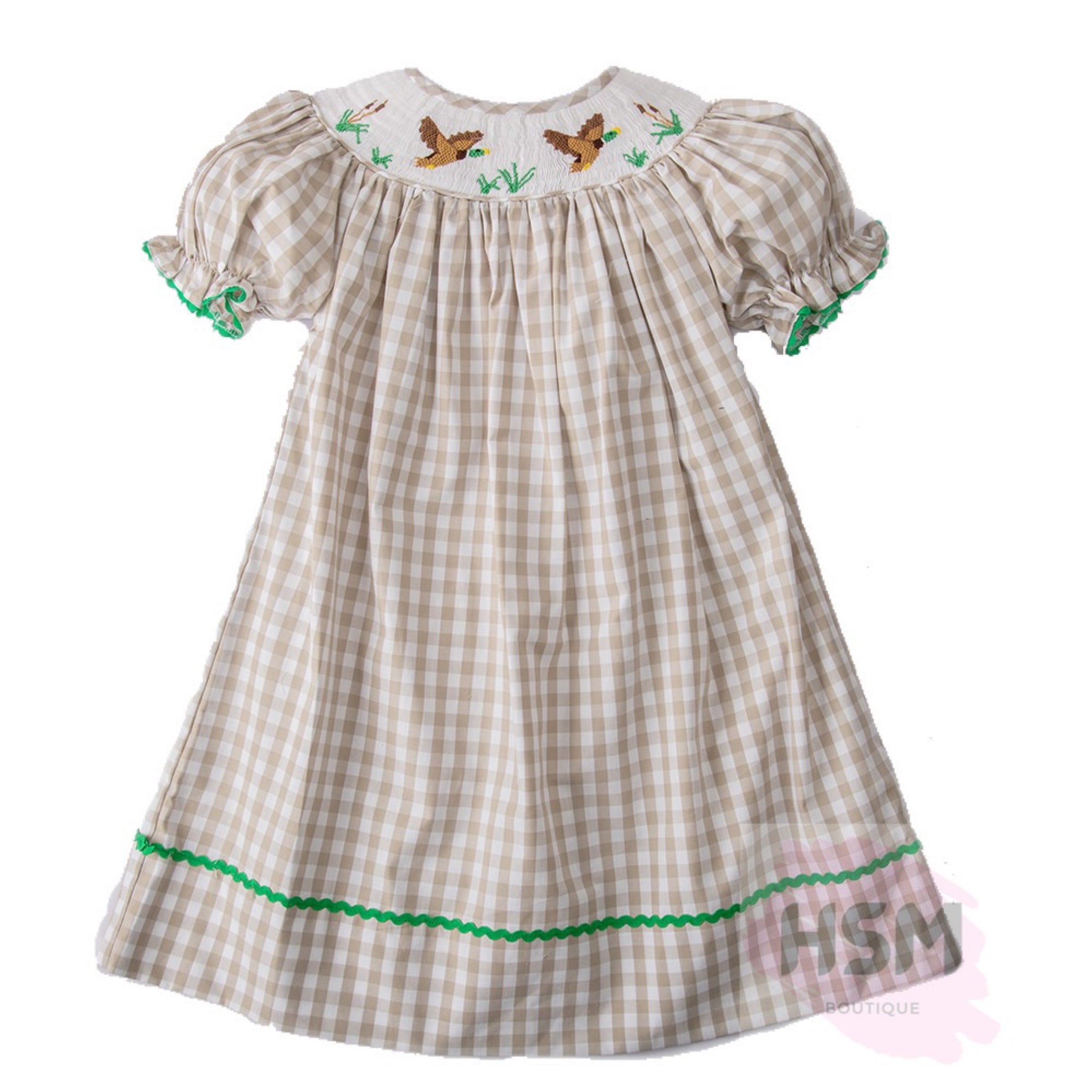 Smocked duck dress hotsell