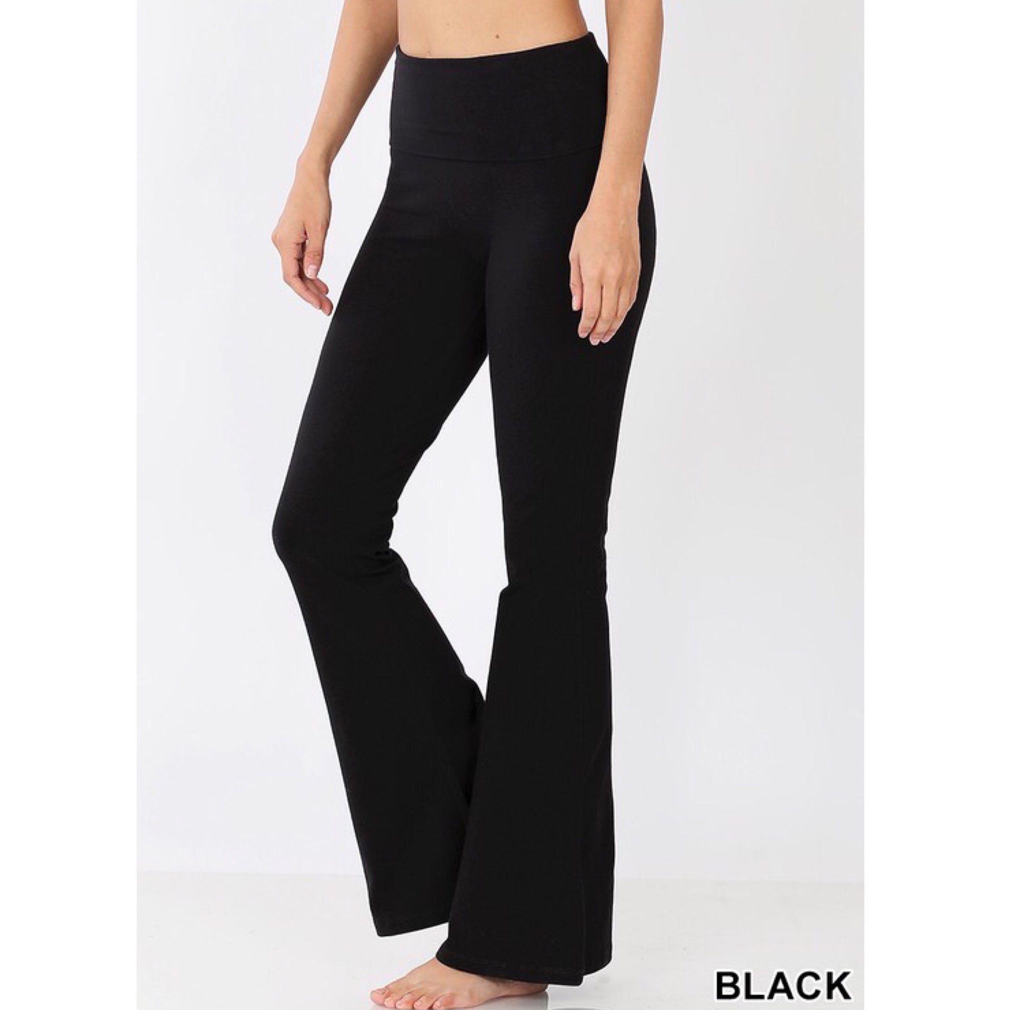 Head Over Heels Low Rise Leggings Stretch Yoga Lounge Fold Over Pant Hot Southern Mess Boutique